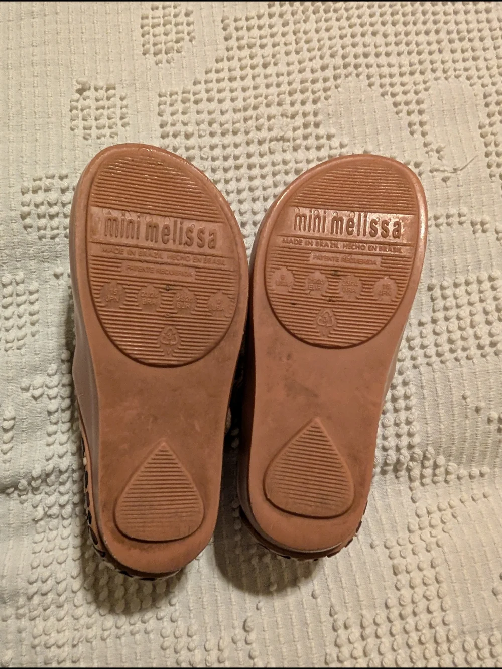 Box#6 Mini Melissa Giraffe Mary Jane Shoes